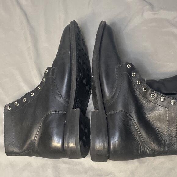 Thursday Boot Co President Black Matte Leather Men\'s Size 13 Lace Up Boots main image 13